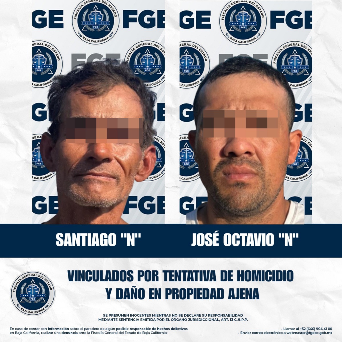 POR HOMICIDIO CALIFICADO Y DAÑO EN PROPIEDAD AJENA DOS HOMBRES INICIAN ...