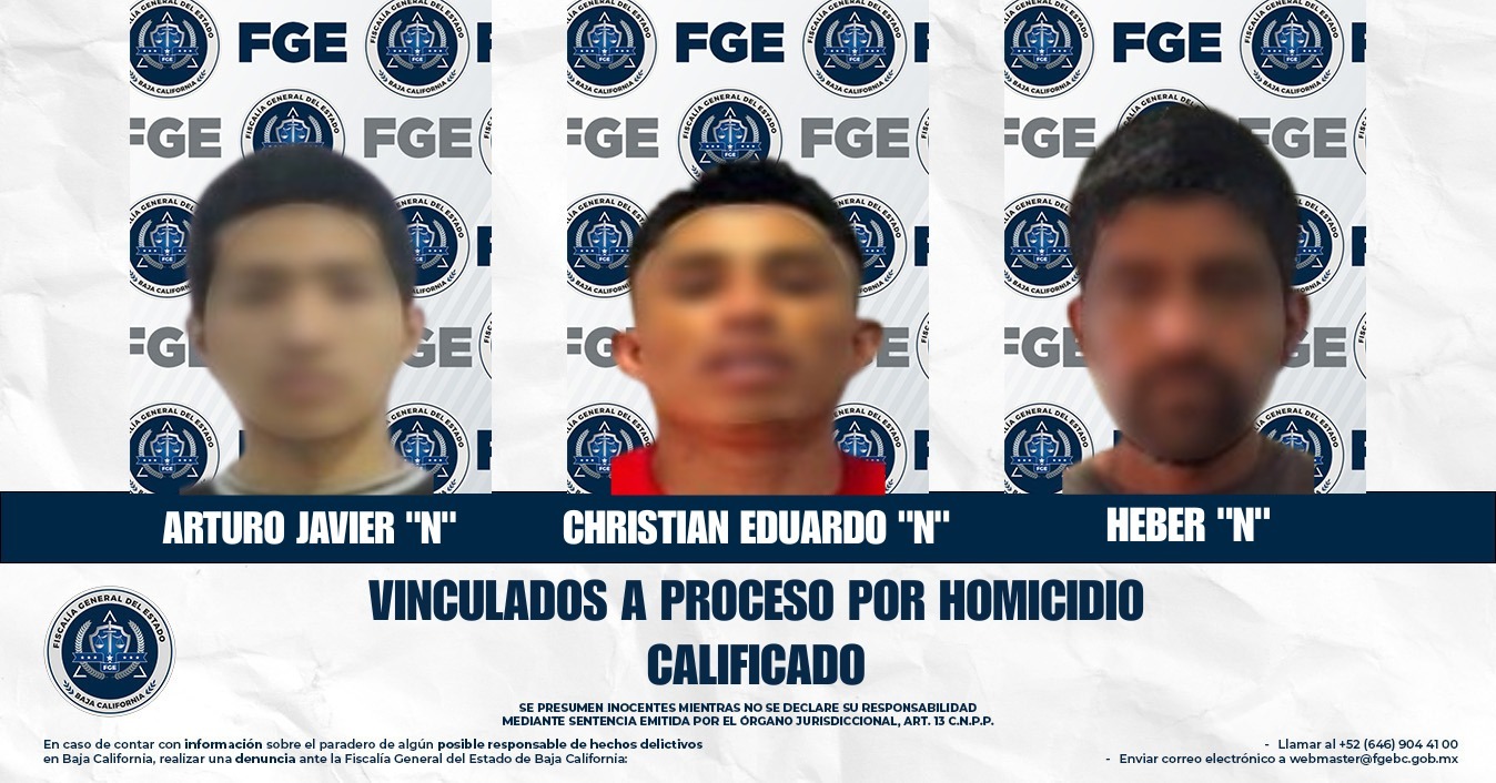 CAPTURAN A TRES PRESUNTOS RESPONSABLES DE HOMICIDIO EN TIJUANA ...